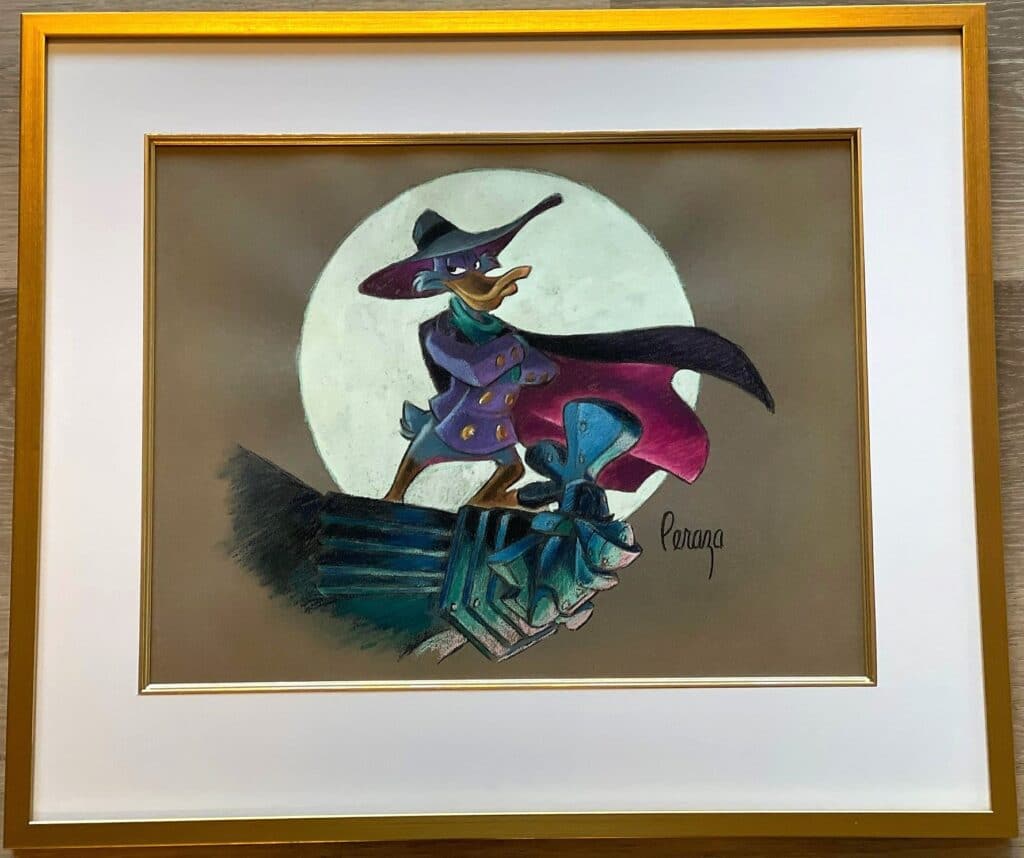 New Darkwing Duck pastel by Mike Peraza