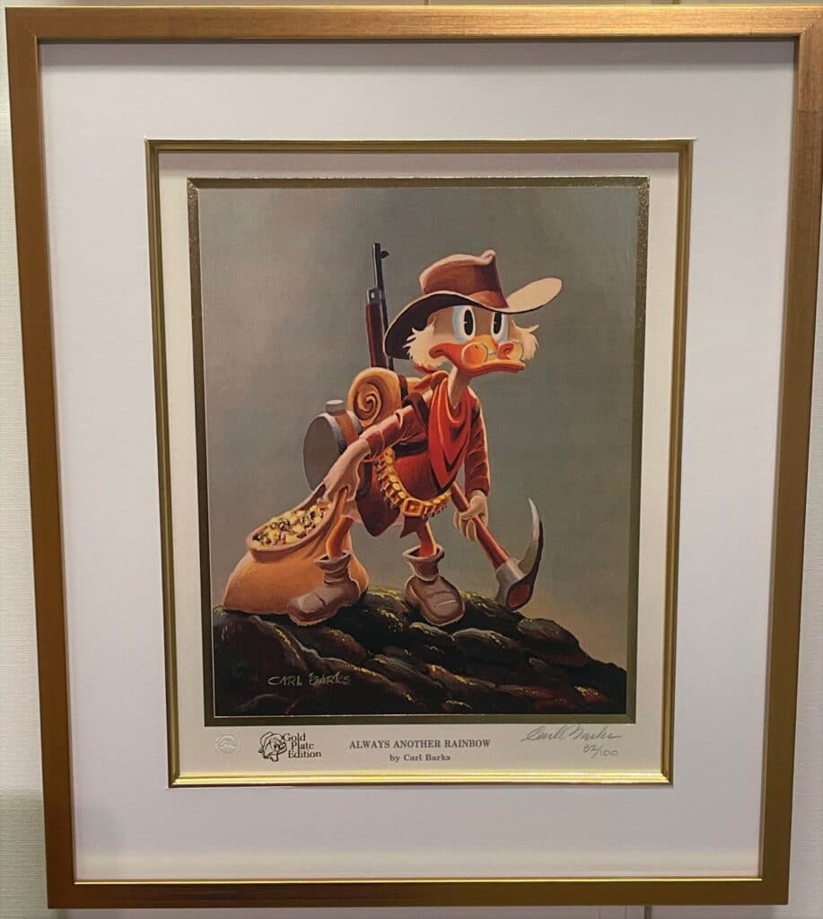 Carl Barks - Gold Plate Edition lithograph: Always Another Rainbow