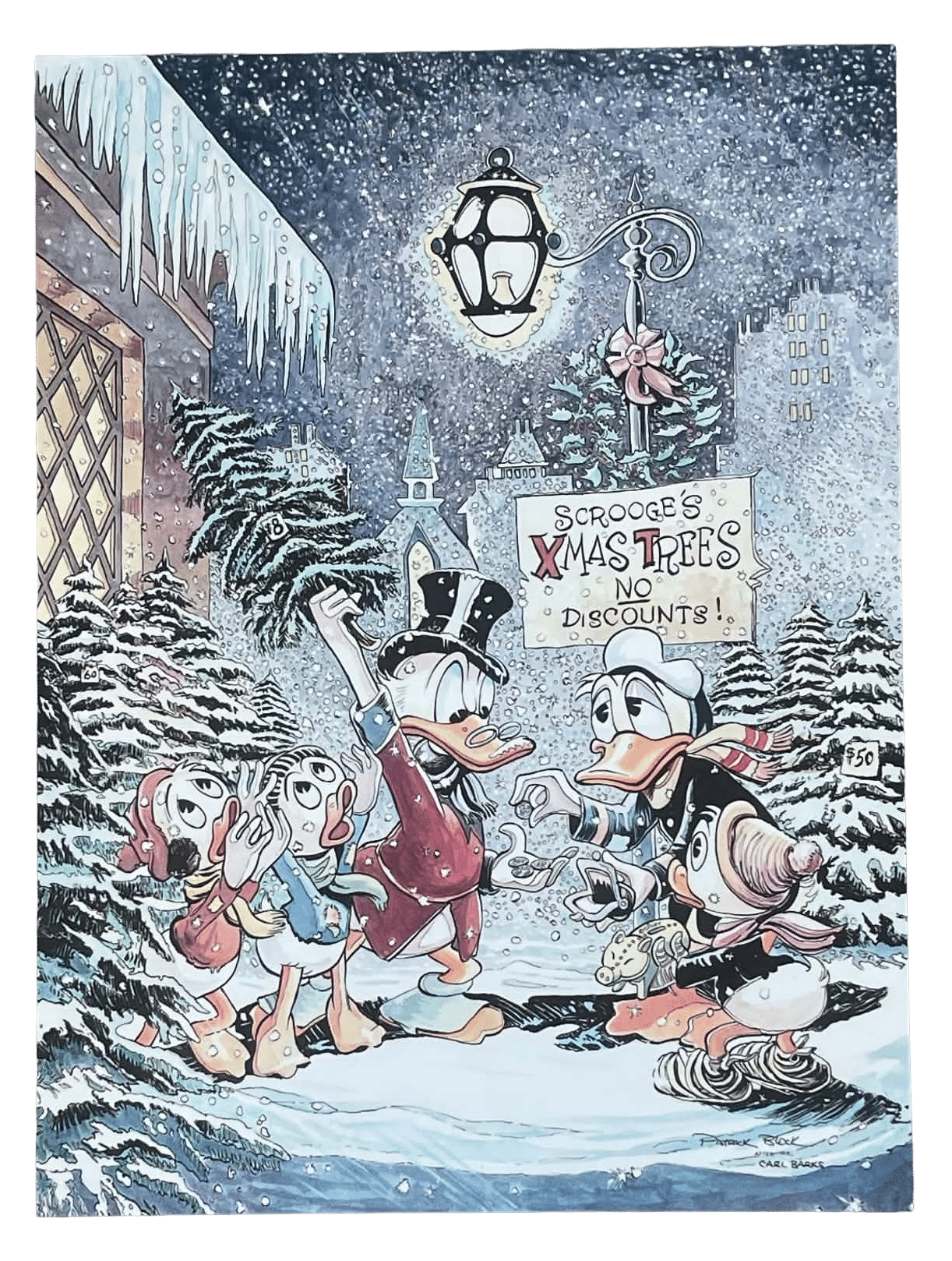 #1/1 chromaluxe print: A Christmas Trimming