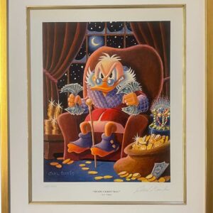 Merry Christmas! - Fine art Scrooge litho by Carl Barks