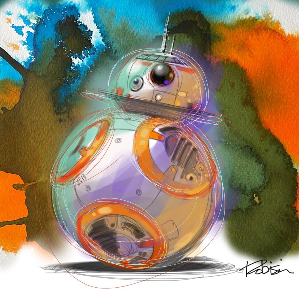 New Star Wars giclée by Eric Robison: BB-8