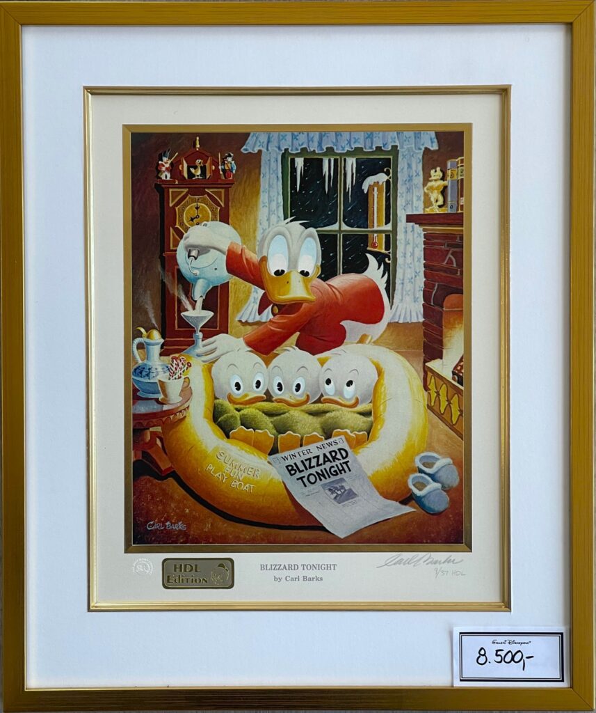 Carl Barks: Blizzard Tonight special edition lithograph