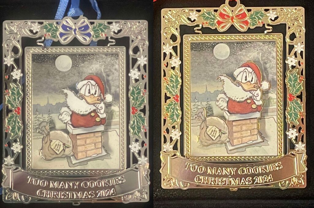 2024 gold and silver Christmas ornaments available now!