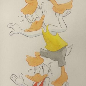 Original Watercolour: Donald Duck's 90th Anniversary