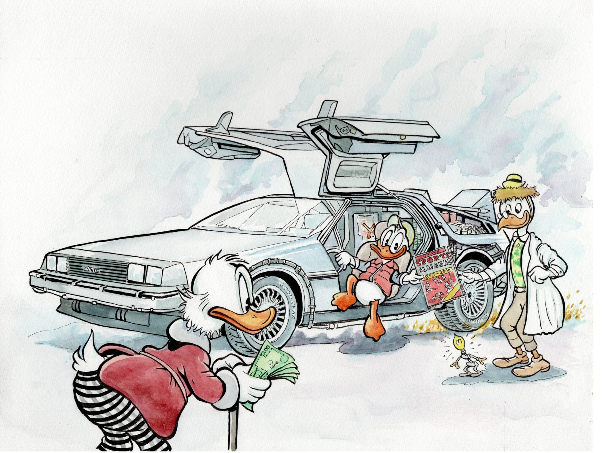 Back to the Future 40th Anniversary Print: 'Great Scott!'