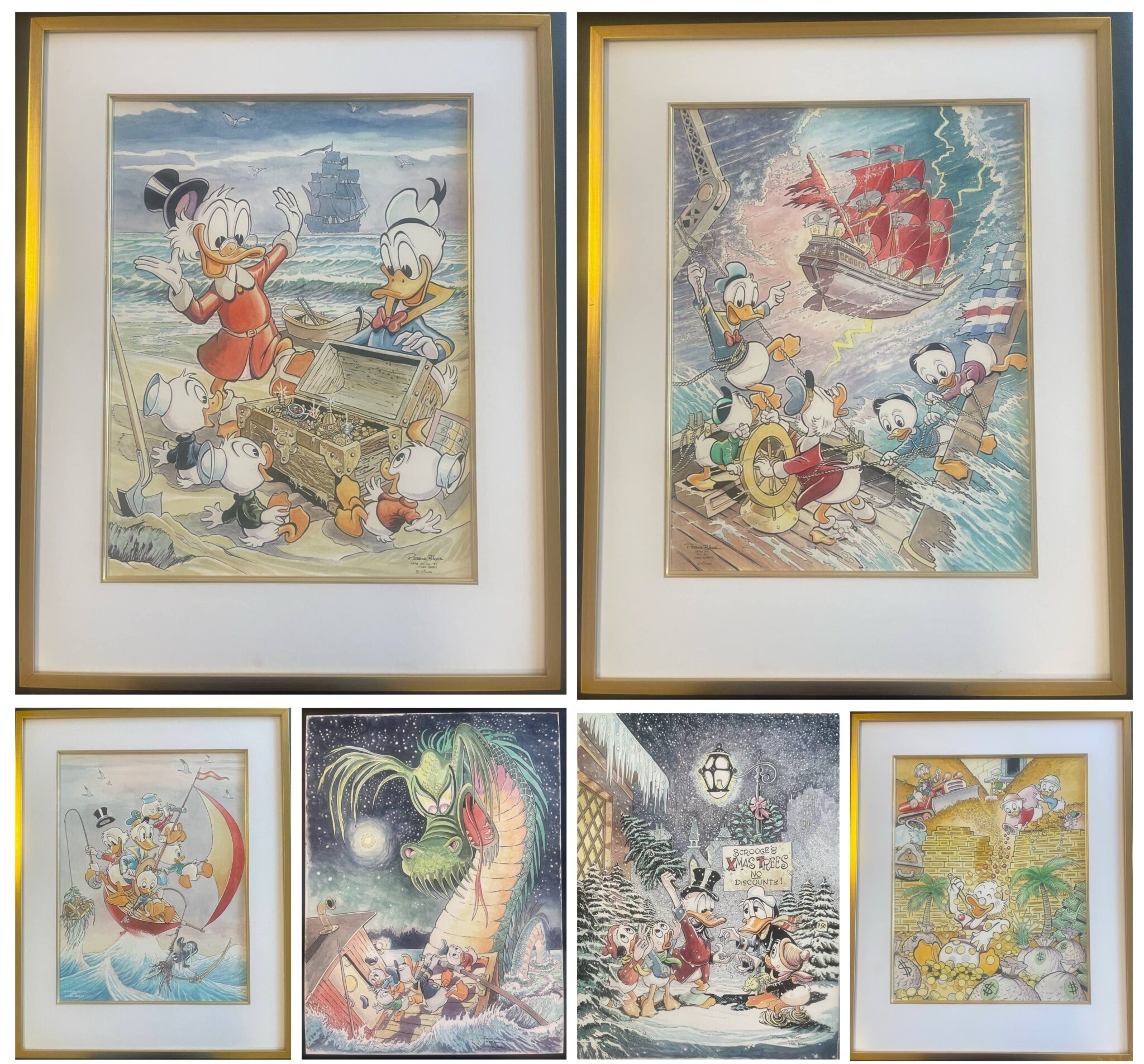 Patrick Block’s Carl Barks Tribute Series – A Watercolour Homage to the Master of Disney Duck Art