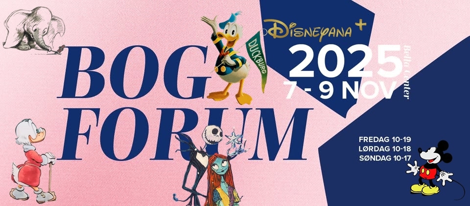 Galleri Disneyana+ deltager på dette års Bogforum i Bella Center