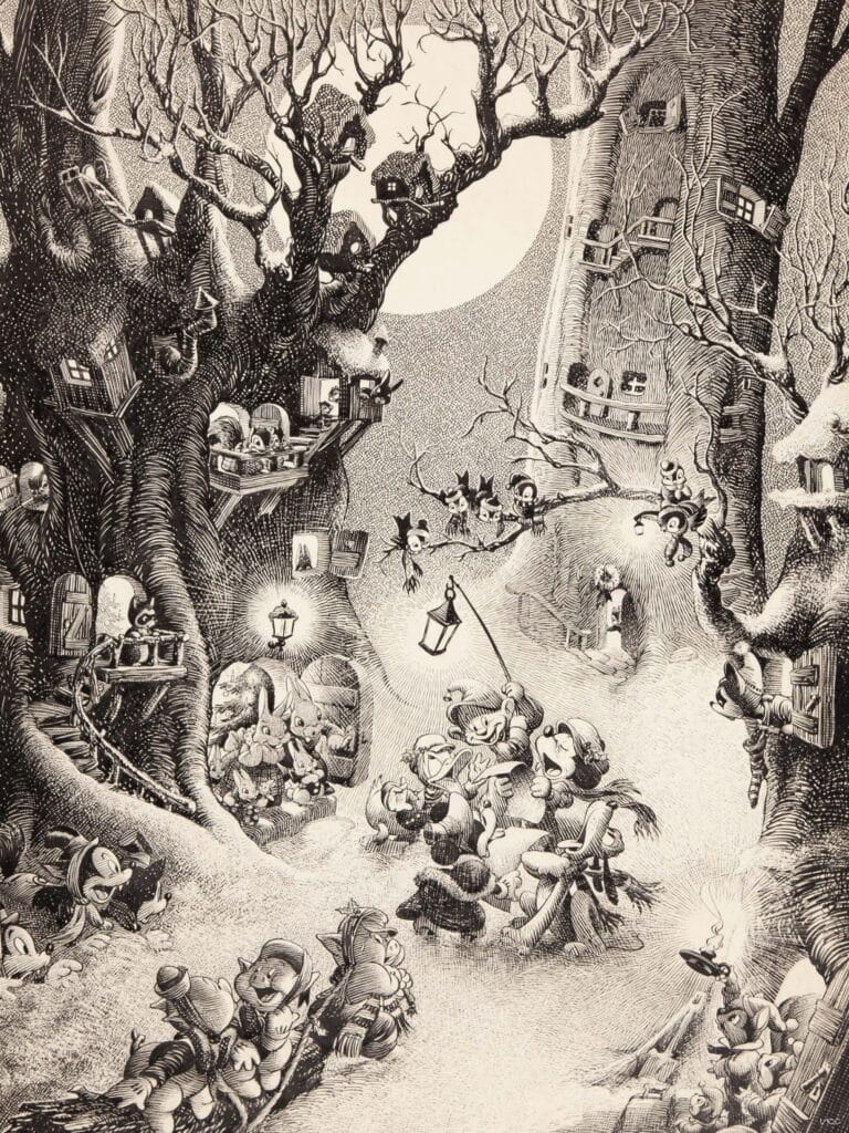 Two new fine art giclées featuring scenes by Disney legends, Tom Wood and Hank Porter, respectively, now available for pre-order!