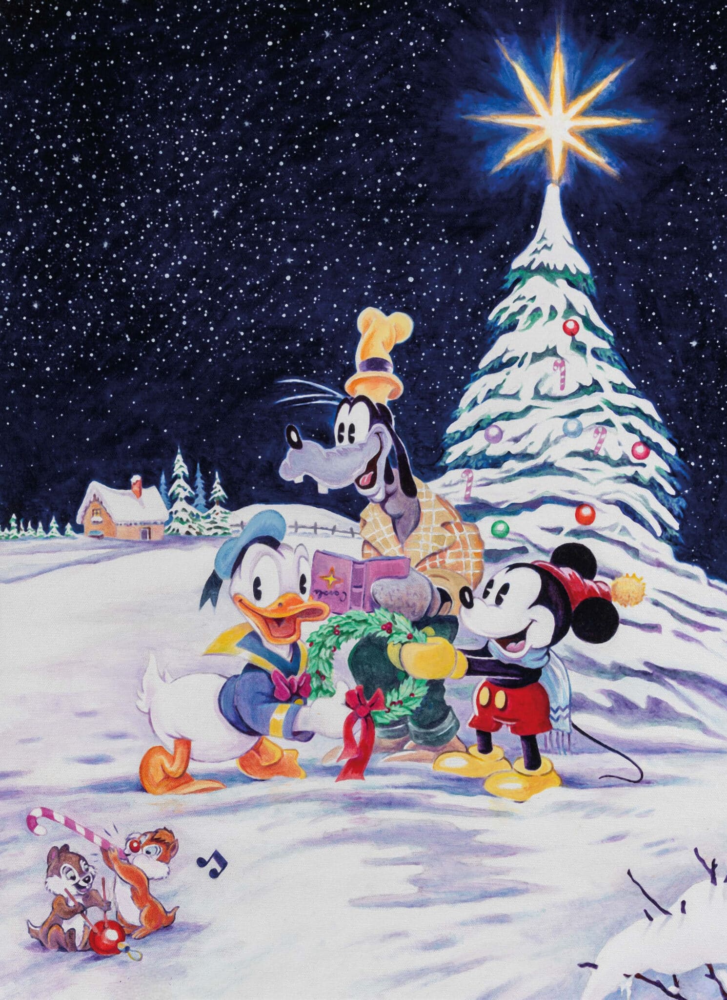 Based on oil painting: Duckburg Cheer - available for pre-order now!