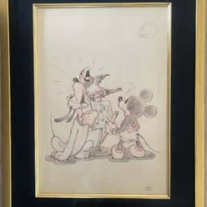 Mickey's Parrot - Highly detailed and signed study by Manuel Gonzales