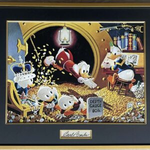 Danger, Tycoon at Play - money bin scene by Carl Barks