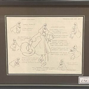 Caotain Hook - Standard costume model sheet