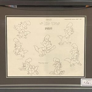 Li'l Bad Wolf - Poses model sheet