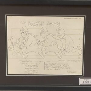 The Beagle Boys - Standard construction model sheet