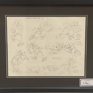 Goofy - Poses model sheet