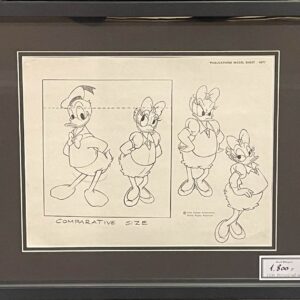 Daisy Duck publications model sheet