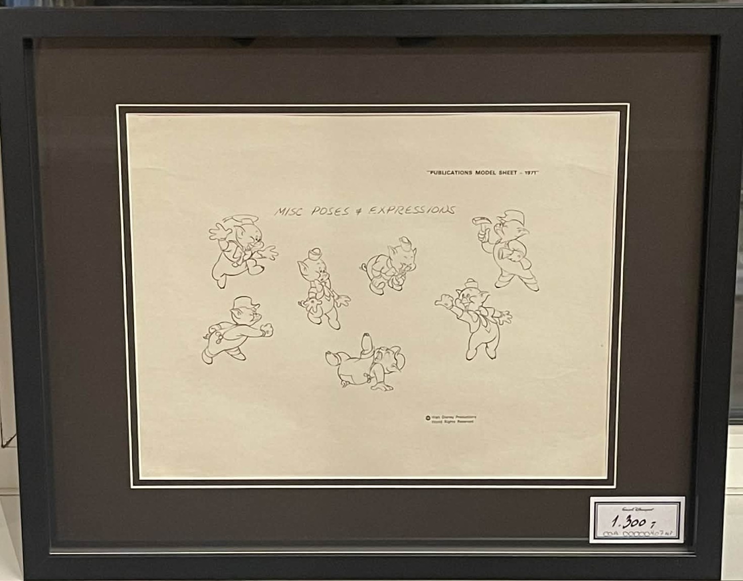 Three Little Pigs - Model sheet