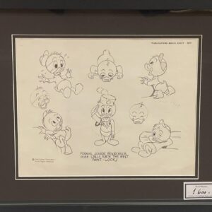 Huey, Dewey and Louie publications model sheet