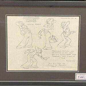 Mortimer Mouse model sheet