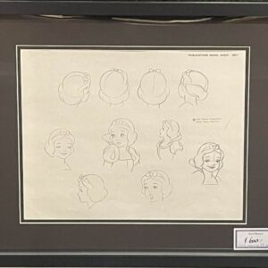 Snow White model sheet