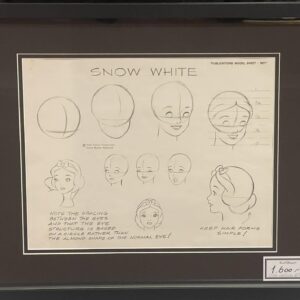 Snow White - Heads model sheet
