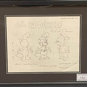 Li'l Bad Wolf model sheet