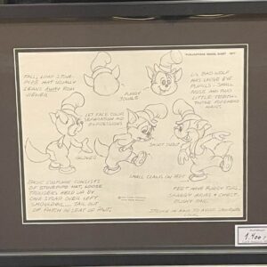 Li'l Bad Wolf model sheet