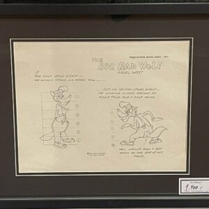 Big Bad Wolf model sheet