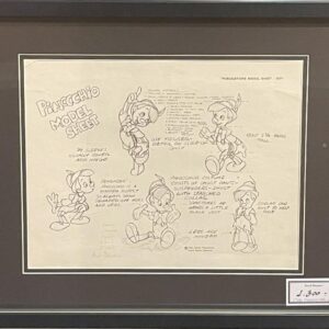 Pinocchio model sheet