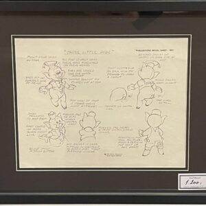 Three Little Pigs - Model sheet