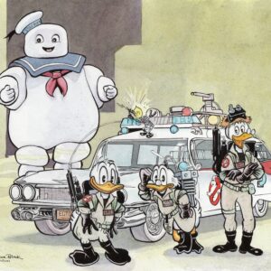 Duckbusters, a Ghostbusters tribute print by Patrick Block