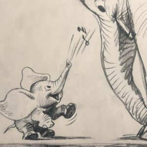 Toot of Joy - fine art Dumbo print