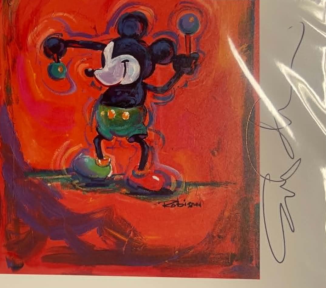 100 Mickeys lithograph: Tambour - Image 2