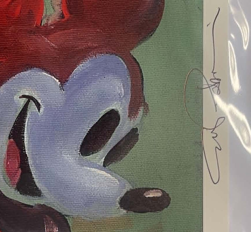 100 Mickeys lithograph: Vintage Series 1 - Image 2