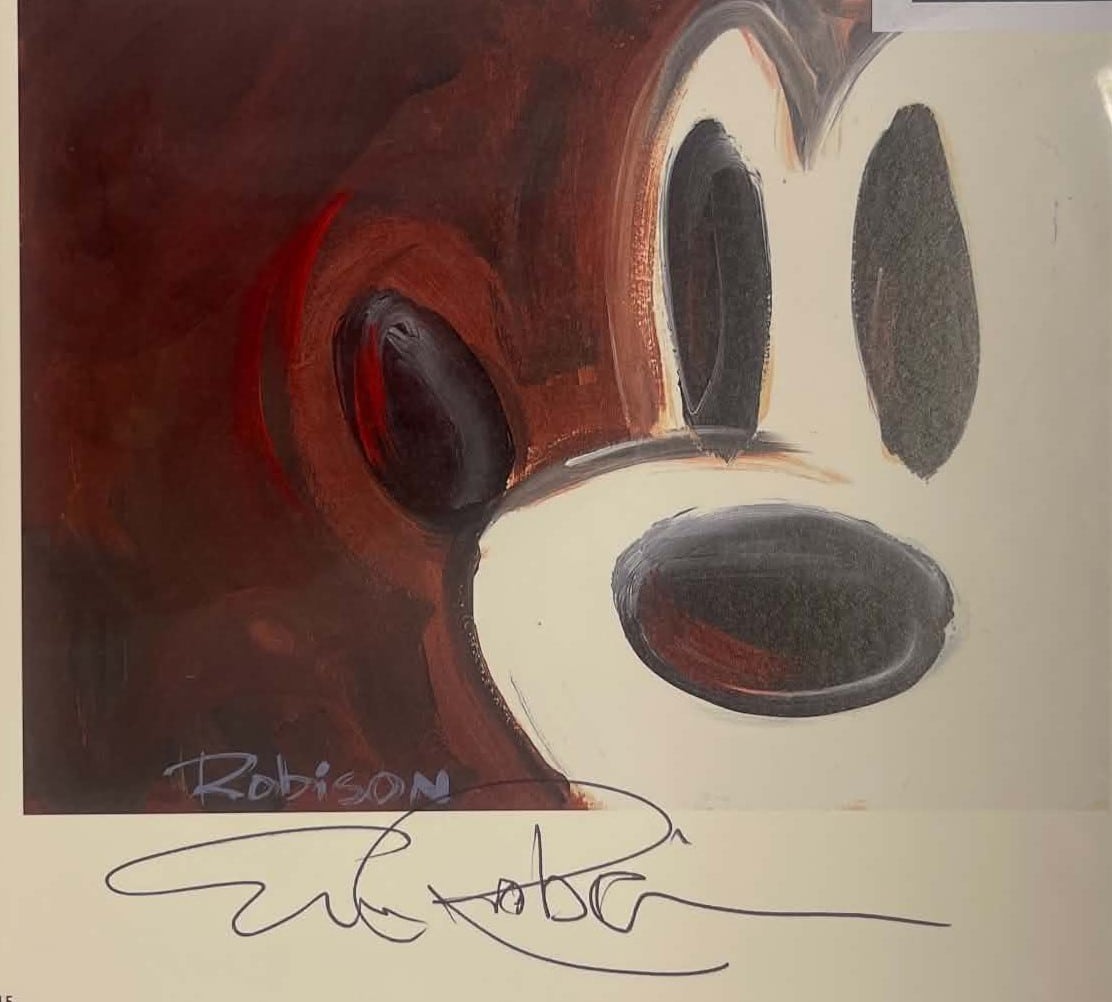 100 Mickeys lithograph: Double Take - Image 2