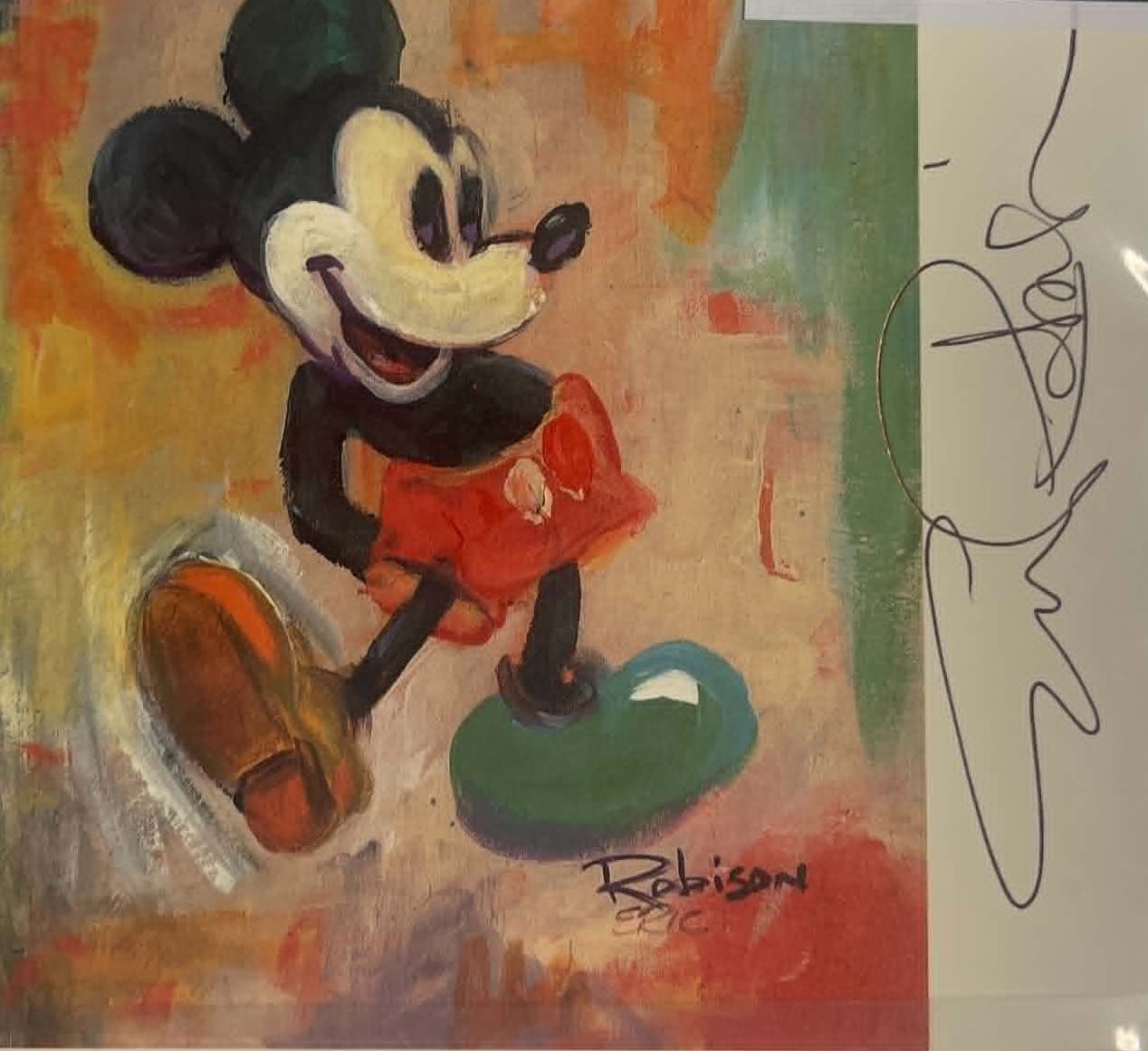 100 Mickeys lithograph: Jelly Bean Mickey - Image 2