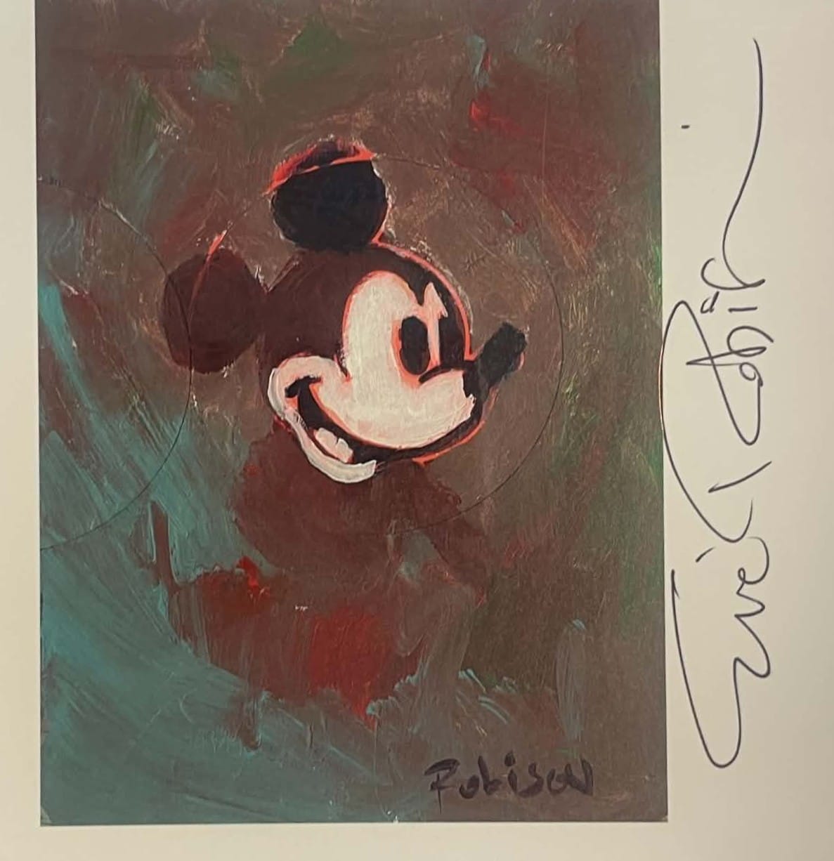 100 Mickeys lithograph: Hotel Coaster Mouse - Image 2