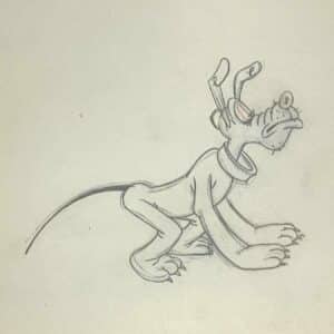 Oiginal Pluto animation dtawing