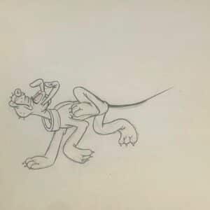 Oiginal Pluto animation dtawing
