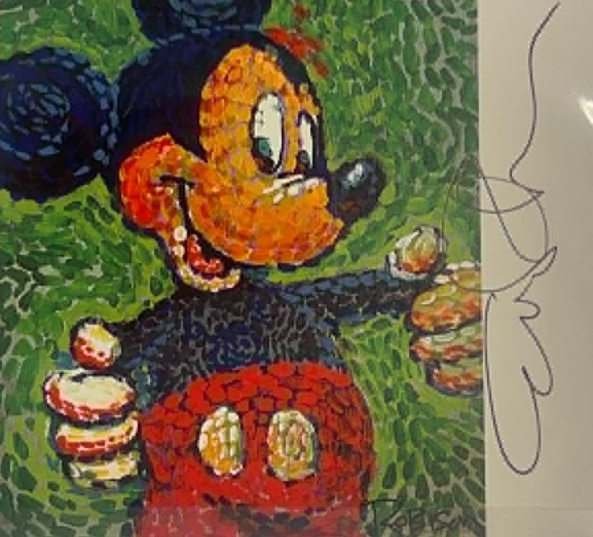 100 Mickeys lithograph: Gimme A Hug - Image 2