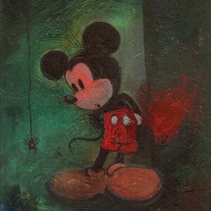 Cellar Suspense - Hand-signed Mickey Mouse lithograph by Eric Robison