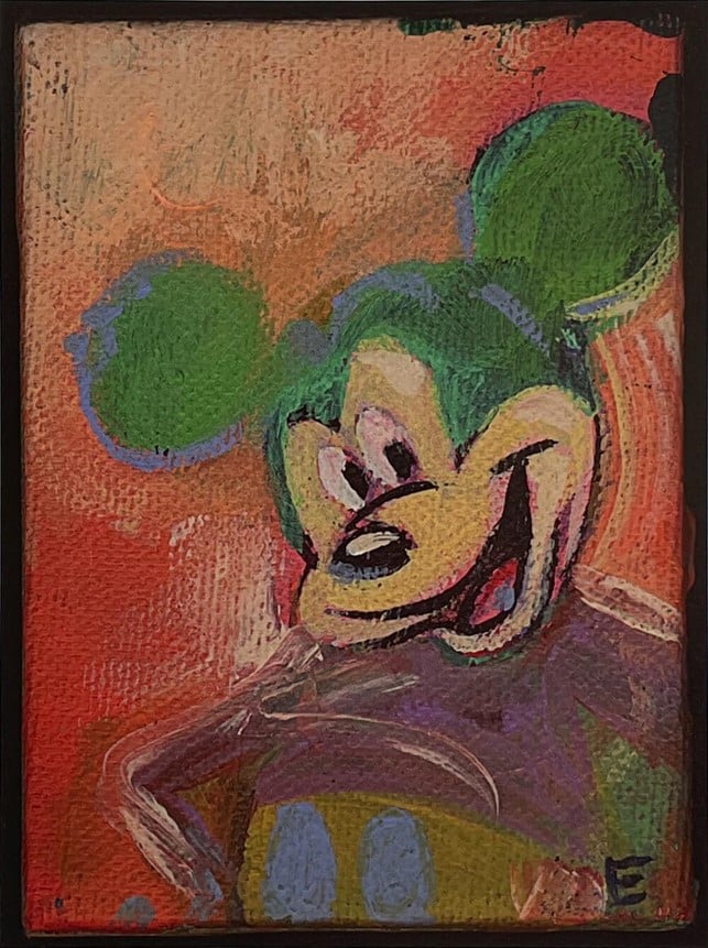 Vintage Series 6 - Hand-signed Mickey Mouse lithograph by Eric Robison