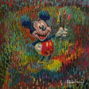 Self Impression - Hand-signed Mickey Mouse lithograph by Eric Robison