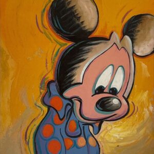 Bedtime Blues - Hand-signed Mickey Mouse lithograph by Eric Robison