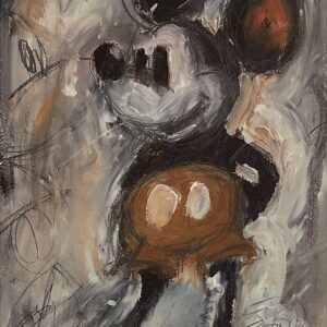Peanut Butter and Chocolate - Hand-signed Mickey Mouse lithograph by Eric Robison