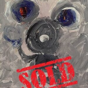 Morning Pane - Hand-signed Mickey Mouse lithograph by Eric Robison