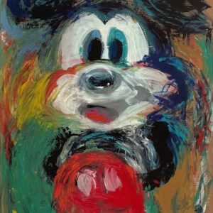 Wash And Tumble - Hand-signed Mickey Mouse lithograph by Eric Robison