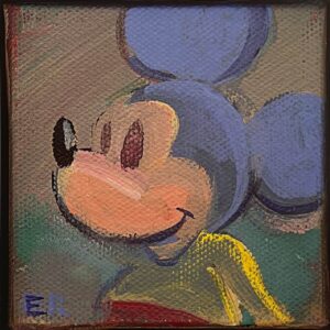 Vintage Series 5 - Hand-signed Mickey Mouse lithograph by Eric Robison