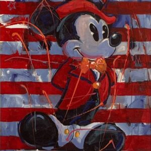 American Mouse - Hand-signed Mickey Mouse lithograph by Eric Robison