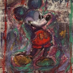 Off Model - Hand-signed Mickey Mouse lithograph by Eric Robison
